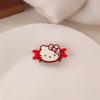 Nuevas Extensiones de Cabello de Gatito Rojo Nuevo Ambiente de Año Nuevo Tocado Clip para Flequillo de Gato Clip Lateral Tocado