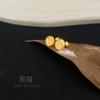 Acero de titanio libre de sueño palabra de la suerte exquisita hebilla de tornillo pequeña pendientes para mujer pendientes de lujo ligero que no se decoloran pendientes de moda