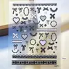 Nuevas pegatinas de arte para uñas vintage con temática de arándanos, con diseños de encaje floral y lazos, populares entre las influencers para la decoración de uñas DIY, disponibles al por mayor