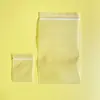 Bolsas de embalaje para joyería con forma de hueso de PE, a prueba de polvo, transparentes, engrosadas y con cierre autosellante