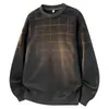 [Sudadera talla grande M-8XL] Nueva colección 2026, con un diseño tridimensional y estampado, sudadera de otoño para hombre, talla grande, corte holgado