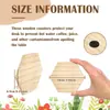Alfombrilla de Aislamiento de Madera de Pino para el Hogar, Alfombrilla para Mesa de Comedor, Alfombrilla Antideslizante para Ollas, Alfombrilla Creativa Linda, Posavasos para Taza de Té, Alfombrilla para Bol, Posavasos