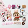 Accesorios de Goma Suave de Dibujos Animados para Fundas de Teléfono, Botellas de Agua, Pegatinas Decorativas, Parches para Zapatos con Agujeros