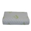 Funda de almohada de fibra de bambú de estilo simple, color verde claro, funda de almohada de jacquard de estilo simple, alta y baja, funda de almohada de látex de fibra de poliéster.