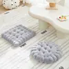 Nuevo Cojín de Galleta de Terciopelo de Leche de Color Puro Cojín de Suelo para Sala de Estar Sofá Macarrón Cojín para Ventana de Mirador Cojín Suave Cojín para Asiento