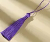 Acessório de Cabelo com Borla Grossa de 8cm Marcador de Página Sachet Joia Pingente de Borla Vintage Ornamento Borla Vertical