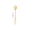 Cuchara de Acero Inoxidable Flor de Cerezo Mango Largo Cuchara para Revolver Café Cuchara Creativa de Postre para Oficina Cuchara Nido de Pájaro Cuchara de Regalo para Taza de Vidrio