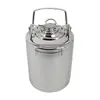 Barril de aço inoxidável para cerveja artesanal barril de coca barril de retenção de pressão de duas hair barril de fermentação para fabricação caseira barril de refrigerante