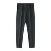 2026 Novo Estilo Leggings Térmicos Sem Costura Dupla Face para Homens, Calças de Dormir Quentes Engrossadas com Forro de Lã para Outono e Inverno