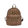 Mochila Casual com Estampa de Leopardo Personalidade Dupla Feminina Nova Mochila de Grande Capacidade Versátil Bolsa de Viagem Mochila da Moda para o Dia a Dia