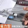 Grapadora de mano transparente para empaques para llevar grapadora para uso de oficina grapadora de mano No.12 para máquina de encuadernación de libros de ahorro de mano de obra