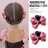 Pinza Pequeña de Pinza para Cabello de Princesa Infantil Doble Cara con Lazo Accesorios para el Cabello Adorno para la Cabeza de Niñas Pasador para el Cabello Pinza para Flequillo Infantil