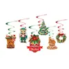 Fabricantes Internacionais Fornecem Diretamente Banners de Natal Coloridos com Estampa de Desenhos e Bandeiras Penduradas em Inglês para Decorações e Atmosfera de Festa de Feriado Atacado
