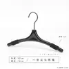 Cabides de Acrílico Preto para Lojas de Roupas Infantis, Logotipo Personalizado no Atacado para Lojas de Roupas, Cabides para Calças