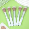 Brocha de maquillaje Odin pequeña individual, brocha para rubor, brocha para polvos de alto brillo, herramienta de maquillaje de belleza, brocha de maquillaje portátil de lana suave, brocha de reparación