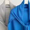 Novo Cachecol de Tricô Liso com Xale de Lã para Mulheres, Protetor de Pescoço Versátil para Salas com Ar Condicionado no Verão, Aquecedor de Pescoço para Roupa Externa