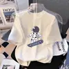 [100% Algodón Puro] Camiseta de Manga Corta para Niño Verano 2026 Nuevo Estilo Top Holgado de Media Manga Estilo Moderno para Niños Medianos y Mayores