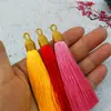 Borla Dorada Marcador Decorativo para Libros Invitación Aro para Colgar Sombrero Pendientes de Borla Estilo Antiguo Accesorios DIY Colgante Borla Colgante Borla de Palacio