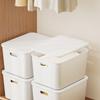 Almacenamiento Varios Cajón de Escritorio Plástico Cocina Caja de Almacenamiento Grande Organizador de Cosméticos Cesta Caja Pequeña de Almacenamiento para el Hogar con Tapa