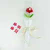 Rosas de Lã Crochê Feitas à Mão Transfronteiriças, Rosa de Tricô Simulada Estilo Xinhongshu Produto Acabado, Presente Festivo