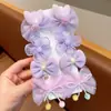 Grampo de Cabelo Flor Laço Fofo Estilo Coreano Acessório de Cabelo para Meninas Pequenas, Presilha para Franja, Grampo de Cabelo para Crianças, Não Danifica o Cabelo, Acessório de Cabelo para Meninas