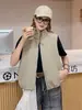 Chaleco casual simple estilo coreano con cuello alto para mujer, nuevo top versátil sin mangas de otoño 2026 para usar en capas