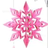 Copos de Nieve Estéreo Navideños Colgantes Decorativos Navideños Colgantes para Árbol de Navidad Decoración de Ambiente Diseño de Fondo para Eventos