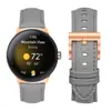 Adequado para Pulseiras do Google Watch 1/2/3/4, Pulseira de Couro com Ponta Aguda para Google Pixel Watch 41mm