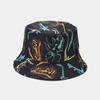 2026 Nuevo Sombrero de Pescador de Doble Cara con Estampado de Animales de Dibujos Animados, Sombrero de Sol Lindo Casual Versátil para Hombres y Mujeres