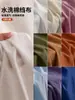 100% Algodón Puro Algodón Lavado Tela de Cáñamo Ropa Tela Hanfu Tela de Arena Textura de Tela de Fondo