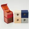Caja de Joyería Personalizada de Lino con Borlas Estilo Chino, Caja de Joyería, Caja de Almacenamiento para Cuentas Budistas, Caja para Anillos, Colgantes, Pulseras, Collares