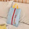 Bolsa de Viaje de Cuadros de Dibujos Animados, Bolsa de Almacenamiento Portátil para Viajes, Ropa, Ropa Interior, Organizador de Zapatos, Bolsa de Equipaje