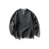 Ropa para Hombre North Boundary Marca de Moda Americana Otoño 2025 Bloque de Color Nuevo Suéter Falso de Dos Piezas Suéter Pulóver de Cuello Redondo para Hombre