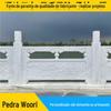 Venda por atacado pedra escultura guardrail bluestone branco mármore cerca cerca rio bandeira levantando plataforma villa varanda granito pedra corrimão