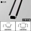 Recorte de Borde de Chapa de Madera de 5/6/8/9 mm Tira de Acabado para Panel de Pared Aleación de Aluminio Forma de H Panel de Pared Integrado Tablero de Cristal de Carbono