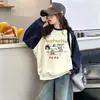 Nueva moda de otoño para niñas: sudadera de dibujos animados elegante y linda con cuello redondo para niñas pequeñas y niños pequeños, adecuada para primavera y otoño