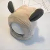 Fábrica de origen gorro para bebé otoño e invierno niños protección cálida para orejas cortavientos gorro de felpa para bebé 1-3 años gorro de lana