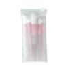 Bolsa para lápices cosméticos en stock translúcida esmerilada bolsillo sellado cremallera desechable suministros de hotel tamaño pequeño bolsa de embalaje