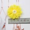 Flores de Ganchillo Hechas a Mano, Accesorios de Flores de Hilo DIY, Flores de Hilo Hechas a Mano con Ganchillo de Mohair, Aretes de Flores de Ganchillo Hechos a Mano