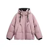 Yidao Vintage 25 Inverno Novo Marca Americana Tendência Jaqueta de Penas com Capuz para Homens e Mulheres Tendência Ins Jaqueta de Penas de Pato
