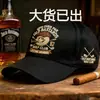 Chapéu de Algodão Lavado Popular Transfronteiriço Masculino para Golfe Clube Retro Exportação Tendência Boné de Baseball Top Macio Viseira Protetora Solar