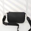 Bolsa de Exportación Spot 2025 Nueva Bolso Tejido para Mujer Gran Capacidad Correa Ancha para el Hombro Bolso de Hombro Bolso Cruzado Pequeño para Mujer Bolso