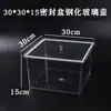 Caja de Exhibición Sellada Acrílica a Prueba de Humedad y Moho para Frutas Secas, Caja de Plástico para Venta al Por Mayor en Supermercado, Caja de Exhibición para Snacks