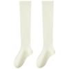 Calcetines de Compresión para Mujer, Color Sólido, Absorbentes del Sudor, Transpirables, Elásticos, Cómodos, Calcetines Caídos para Pantorrilla, Combinados con Botas de Caballero, Calcetines Largos JK