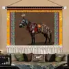 Pousada Homestay Tecido Pendurado do Tibete Animal do Tibete Cavalo Tecido Pintura Decorativa Sala Interior Tapeçaria Decoração Macia Pintura Pendurada