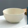 Bol de Arroz 15cm Bol de Trigo para el Hogar Bol de Ramen con Rayas Verticales Bol de Postre Bol de Sopa Regalo Apto para Microondas Logo