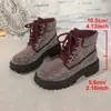 Botas Martin de Encaje Redondas con Pedrería para Mujer, Otoño 2026, Plataforma de Suela Gruesa, Completamente Cubiertas de Pedrería, Moda Europea y Americana, En Stock