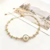 Pulsera de cola de pez nueva y moderna para mujer, pulsera de verano dulce con piedra irregular de nicho de lujo ligero, joyería de pulsera de amistad