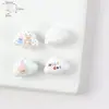Contas de Animal Desenho Animado Fofo Acrílico Fosco Acessórios para Joias DIY Acessórios com Contas Pingente para Chaveiro Pacote de Materiais