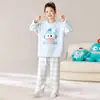 Pijama Infantil Madre-Hija Niños Otoño/Invierno Felpa Coral Cálido Niños Medianos y Grandes 2026 Nuevo Franela Ropa de Casa